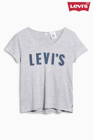Grey Levi's&reg; Logo T-Shirt